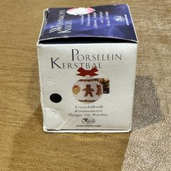 Hutschenreuther Christmas Ornament 1994 Ginger Bread Germany Weihnachts Kugel