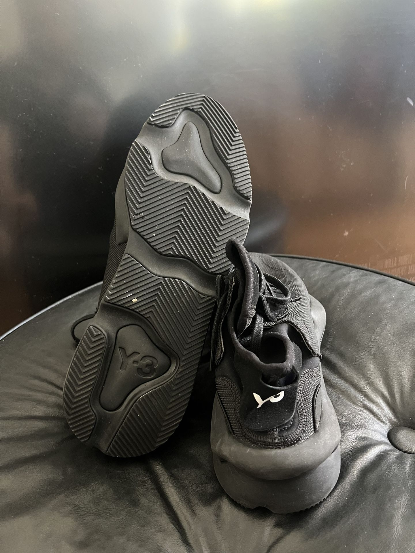 adidas y-3 kaiwa Black Canva Size 12.5
