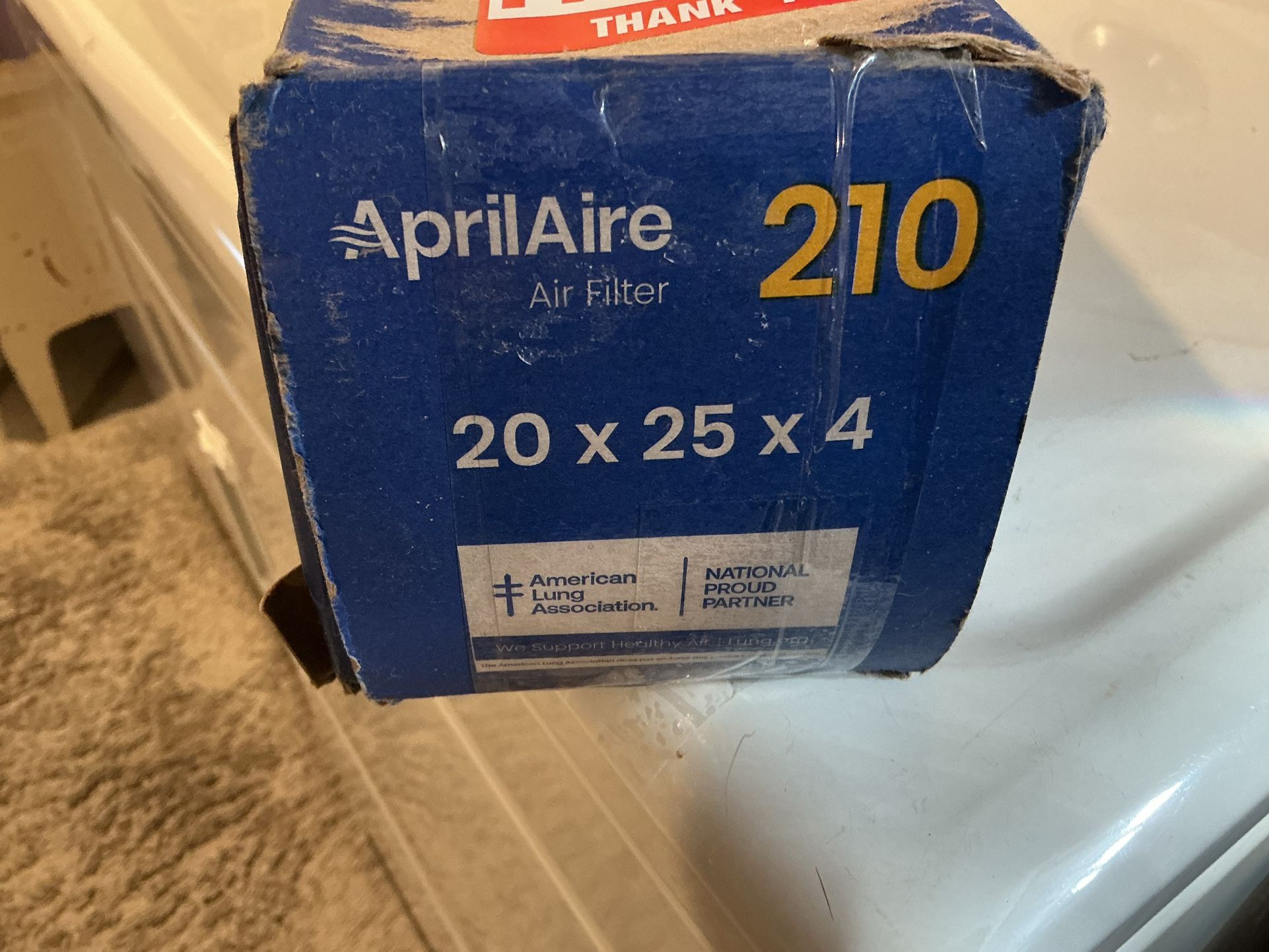 AprilAire 210 Filter Compatible With 1210,1620,2210,1620,2210,2216,3210 And 4200 Original Size Is 20x25x4