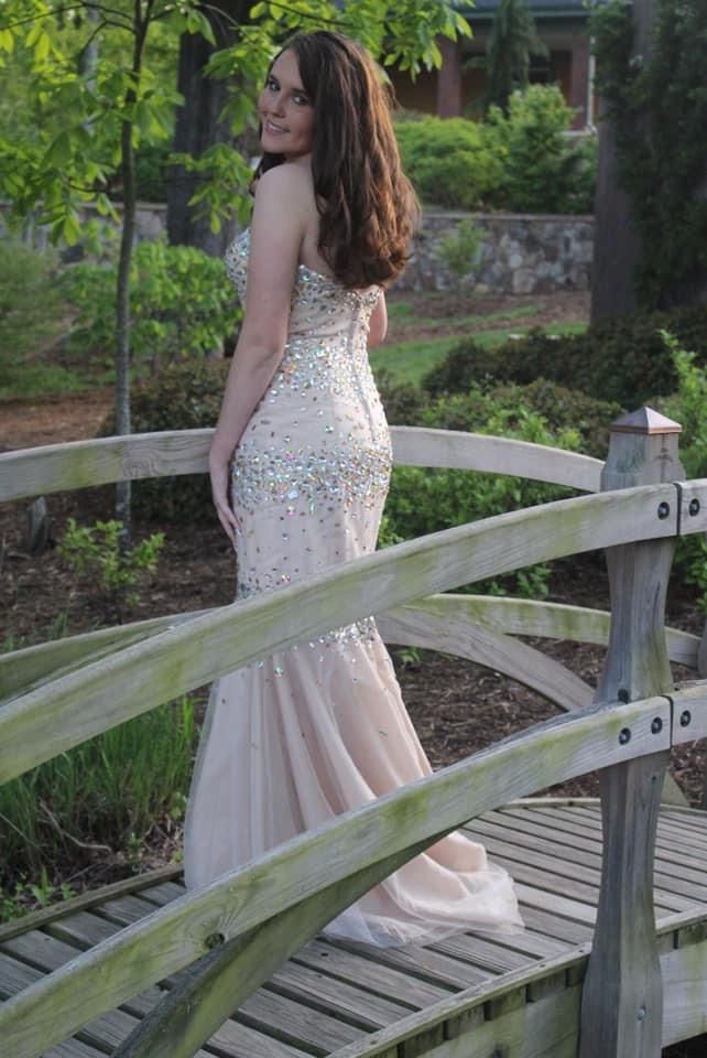 Tan Prom Dress