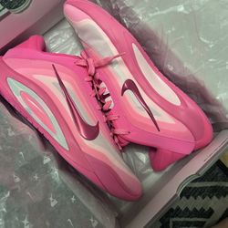 a’one pink basketball shoe