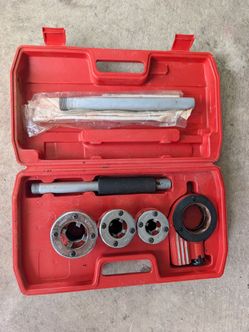 5 piece pipe threading kit set