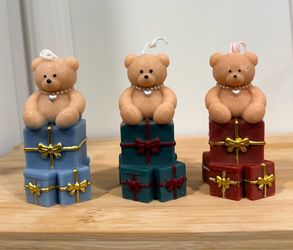 Handmade Teddy Soy wax Candles