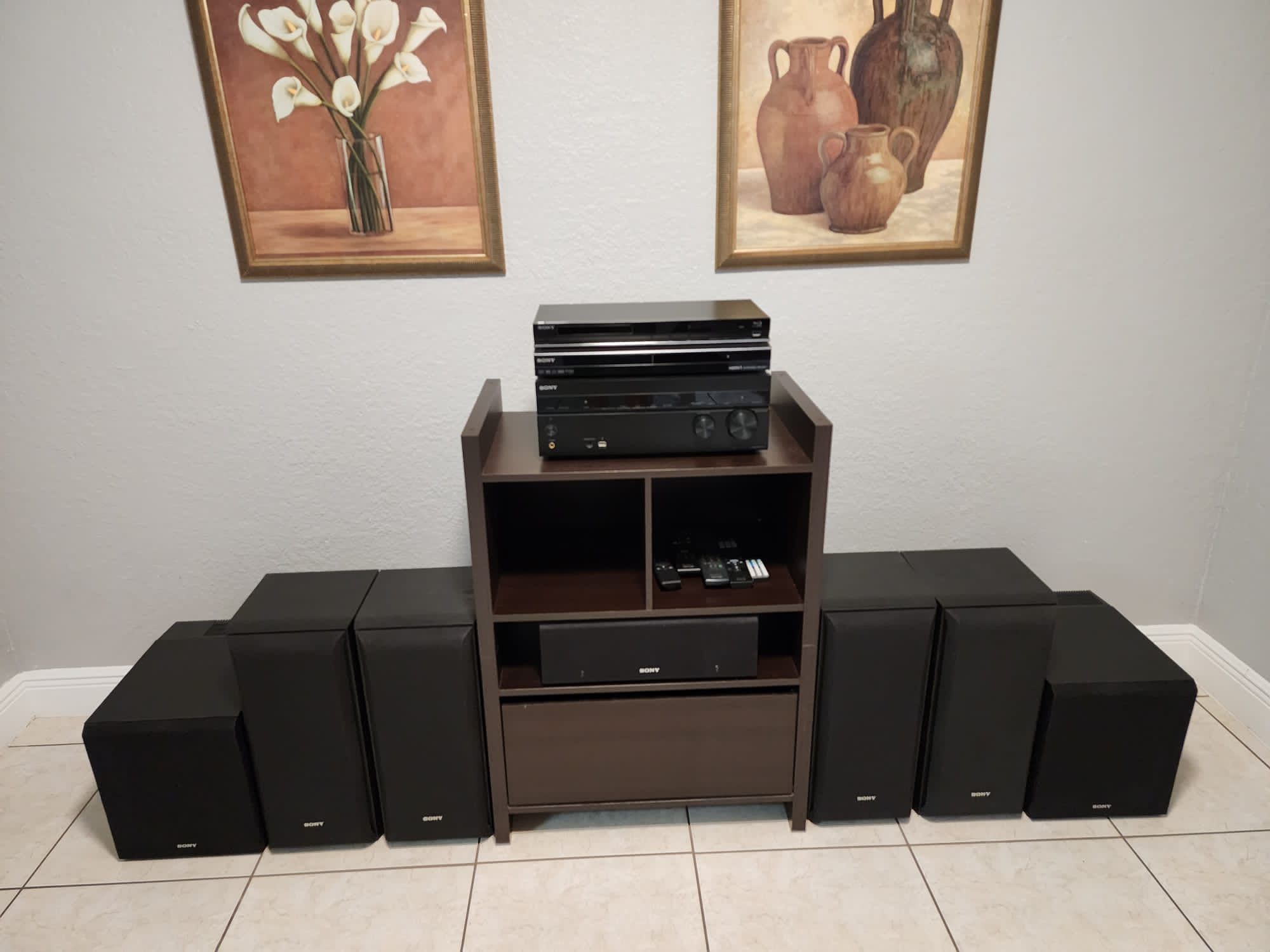 Sony Speakers And Amplifier