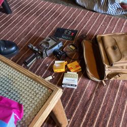 8mm With Case Film Directions Light Meter Case ,1957 