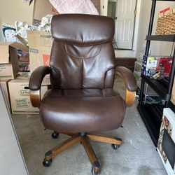 Leather Lazy Boy Office Chair