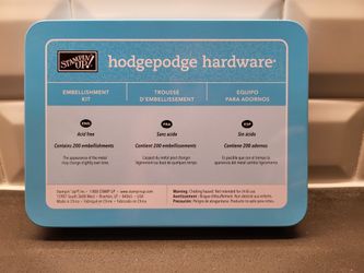 Stampin up hodgepodge hardware embellishment kit USED