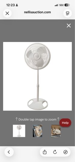 Lasko 2520 16 Inch 3-Speed Quiet Adjustable Tilting Wide-Area Oscillating Standing Pedestal Fan For Bedroom, Kitchen, Home, And Office, White