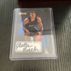 SIGNED Jabari Smith II Numbered Card