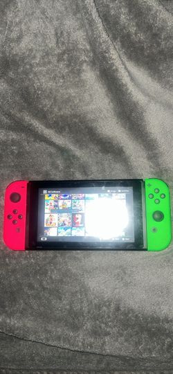 Nintendo switch with games