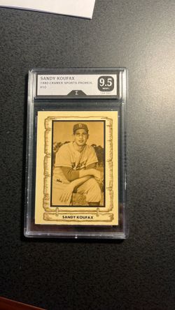 Sandy Koufax 1980 Legends- Graded 9.5