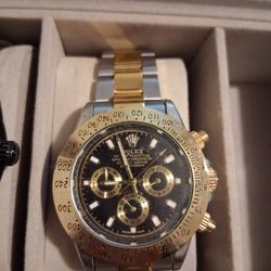 Faux Rolly Watch
