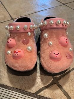 Crocs x Zanmang Loopy Stomp Clog Pink Men Unisex Platform Sandal