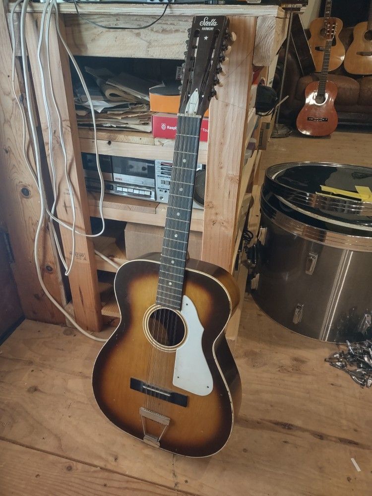 Stella H912 12 String Guitar