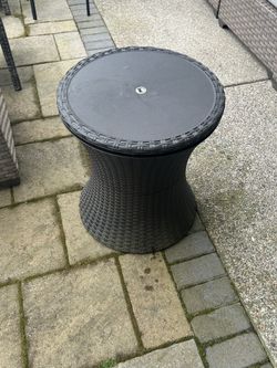 Patio Cooler Table
