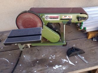 Benchtop Sander - Central Machinery 4" x 36" Belt and 6" Disc Combination