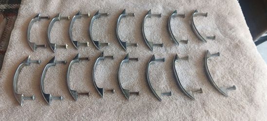 Lot Chrome MCM Cabinet Pulls