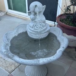 New Fountain Made Out Of Cement 