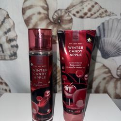 Winter candy apple set