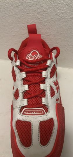 Louis Vuitton Red and White Sneakers