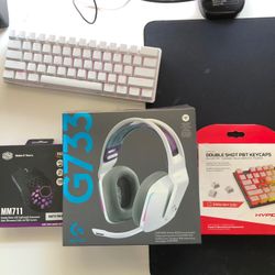 Pc Headset Mouse And Key caps