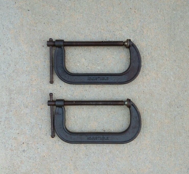 Vintage Adjustable 8" C Clamps
