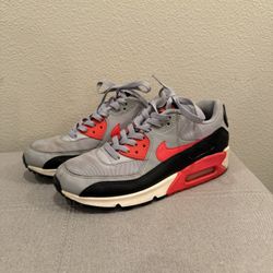 Nike Air Max 90 - Grey/Black/Red 