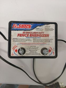 -Shock SS-525CS Light Duty AC Fence Energizer Electric Fence Charger