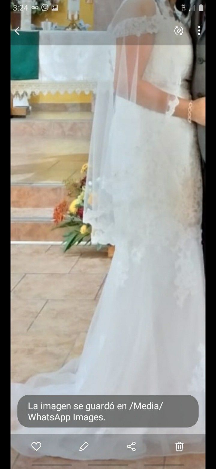 Vestido De Novia Y Cogines