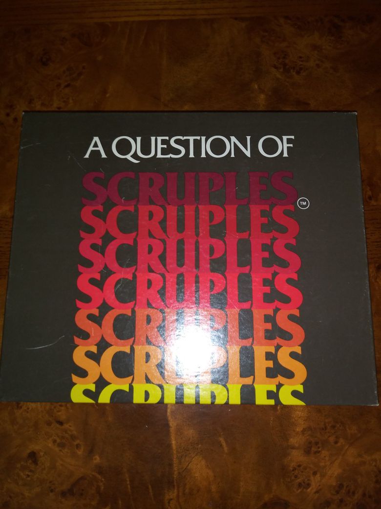 Adult Board Game- Scruples (a question of)