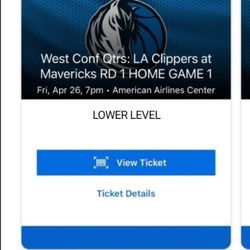 Dallas Mavericks Hm. Gm 1 Vs Clippers