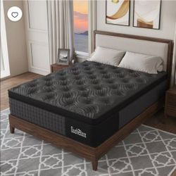 NEW  QUEEN EURO PILLOW TOP MATTRESS 14"THICK
