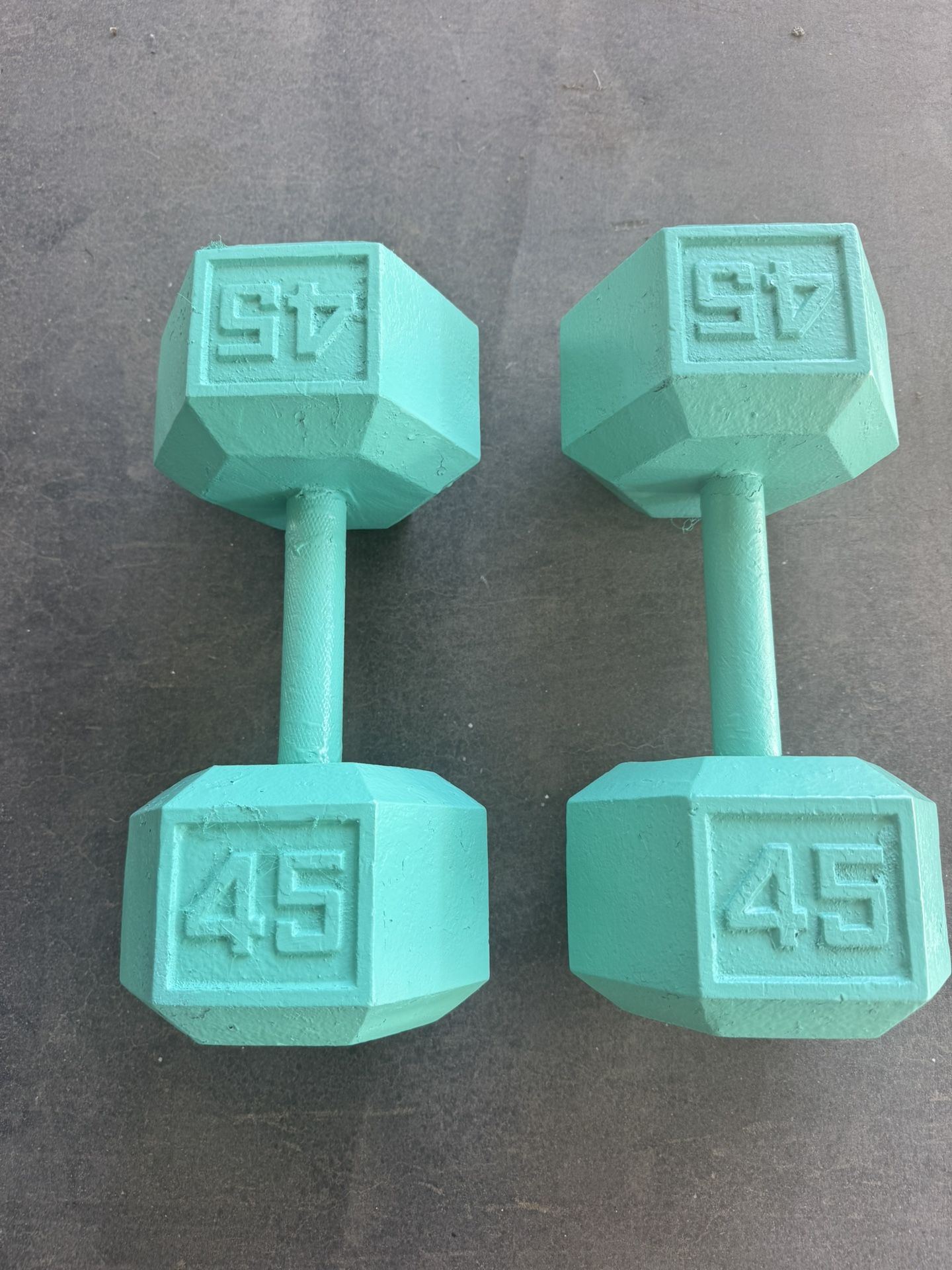 Dumbbell Weights 45 Lbs