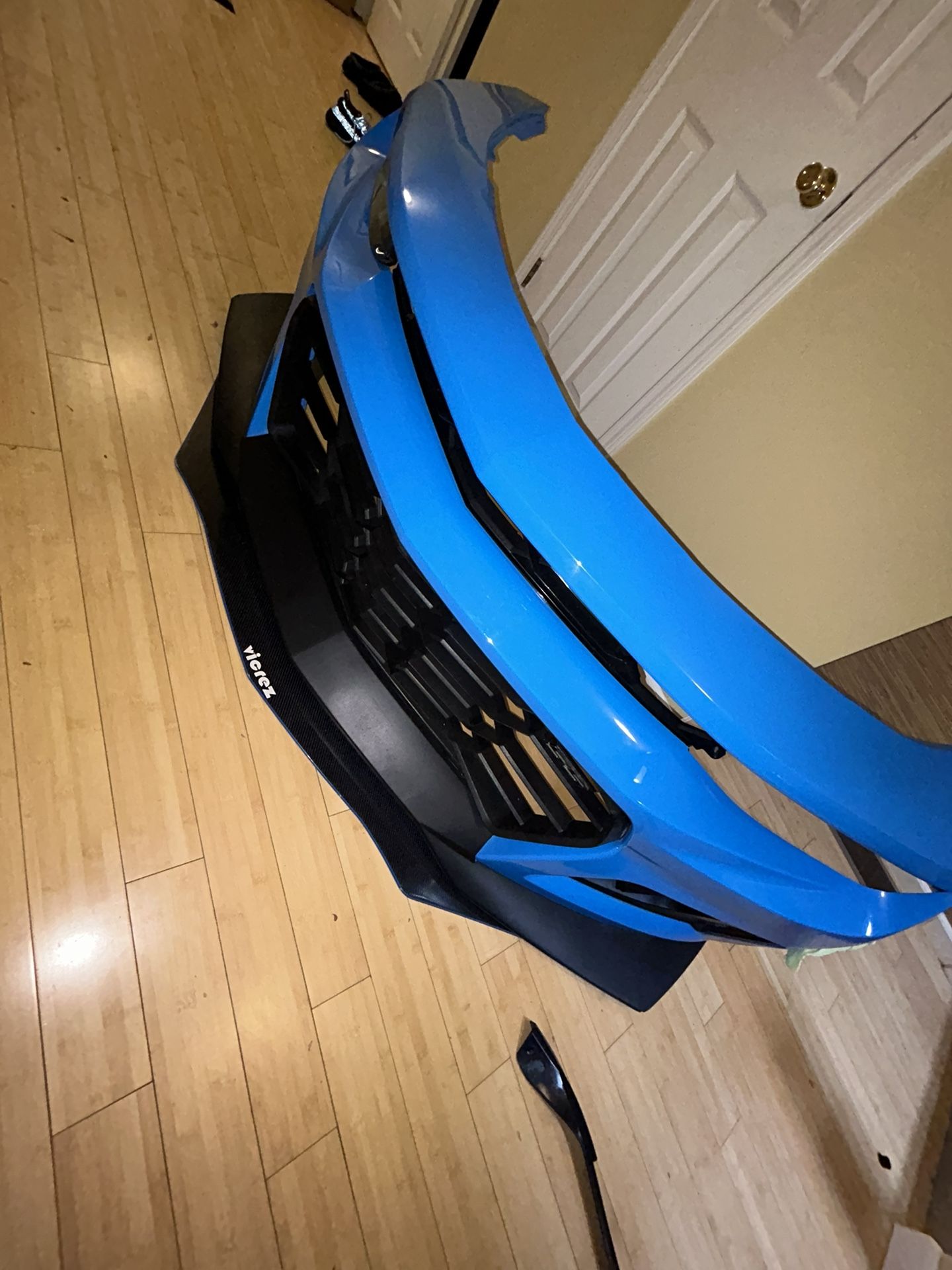 2019-2023 Chevy Camaro ZL1 1LE Front Bumper for SS 1LE Rapid Blue