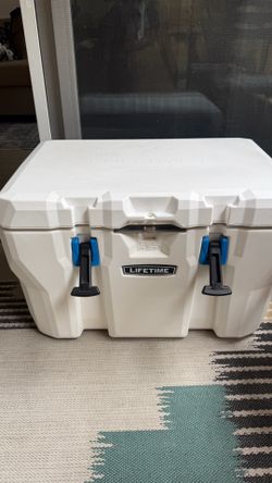 Lifetime 55qt Bear-Resistant Camping Cooler, Premium High Performance, Ice Retention, Hard Cooler