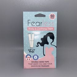 Fearless Tape - Double Sided Clothing and Body Tape for Fashion  (50 Pack)