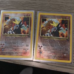 Pokemon 2001 Entei Heavily Played