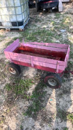 Kid pulling wagon