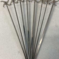 Ronco Showtime Rotisserie 8 Stainless Steel Kabob Spit Rods Skewers for 4000 5000 5500 series rotisserie ovens