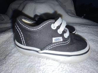 Baby Shoes black And White Vans