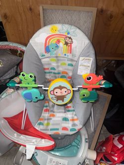 Baby Bouncer Seat with Toy Bar