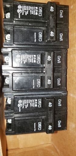 EATON Double POLE 40 AMPS BREAKER NEW