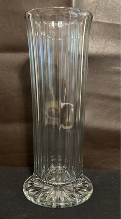 Vintage Flower Vase, Approx 10 1/2” tall x 3 1/2” Opening