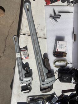 Ridgid pipe wrench aluminum