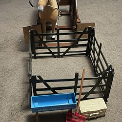 American Girl Doll Horse And Corral