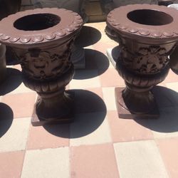 New Flower Pots Made Out Of Cement Perfect Gift 💝 