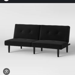 Black Tufted Futon