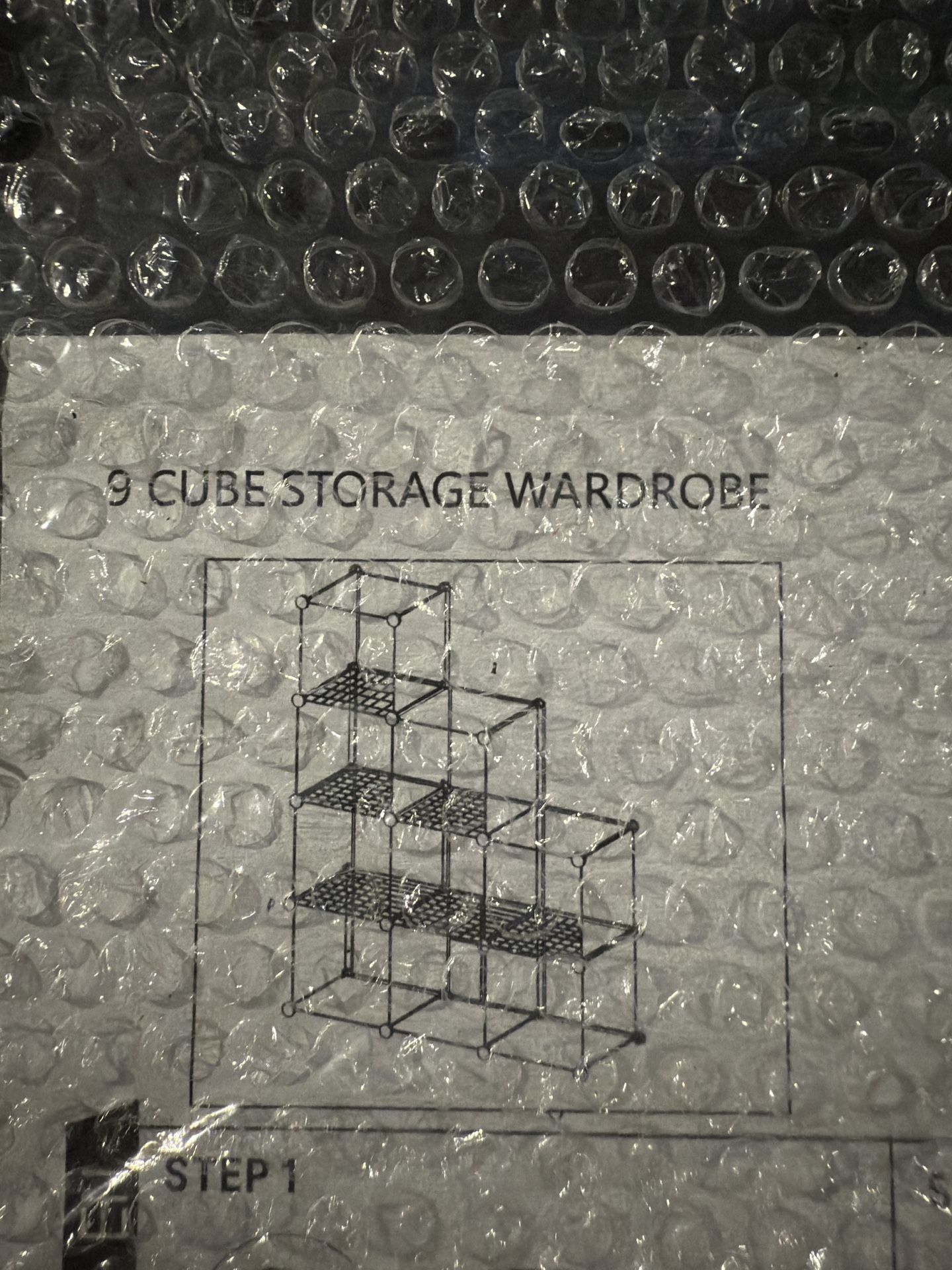 9 cube storage wardrobe