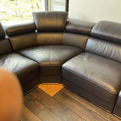 Leather Sectional Couch