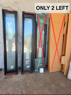 14 wide x 67 Tall Fixed Wood Clad windows